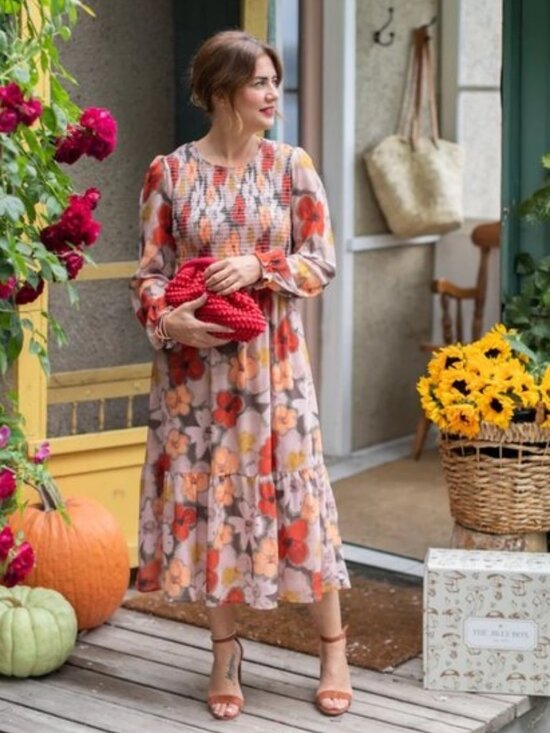 Jillian Harris Dresses & Skirts - Jillian Harris Grace Midi Dress Mad About Style Fall 2023 Jilly Box Small